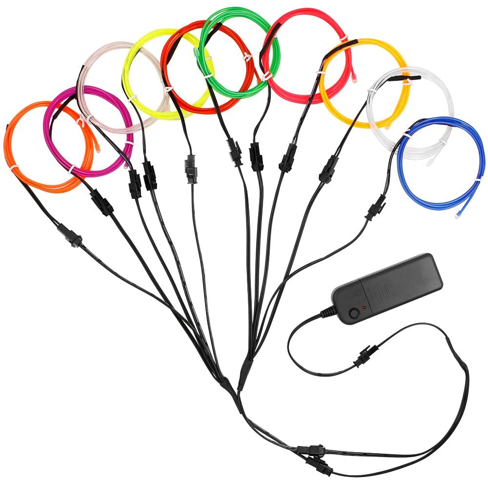 Led El Wire - 5 in 1 글로우 와이어 케이블