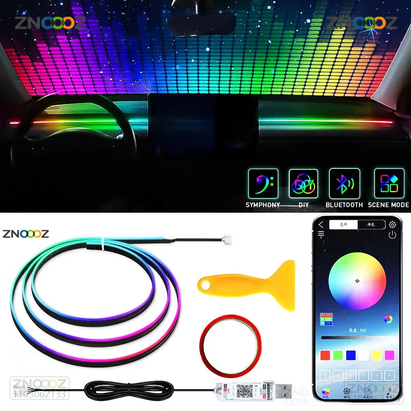 Led El Wire - ZNOOOZ 자동차 주변 조명 LED 인테리어