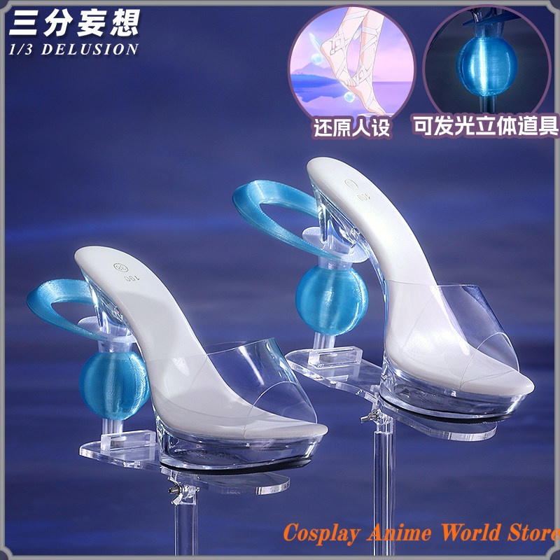 Prop Para Cosplay - Genshin Impact Damselette Columbina 코스프레 신발