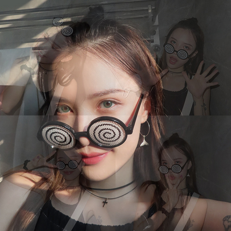 Cosplay Prop Pattern - 새로운 코스프레 안경 현기증 패턴 재미있는