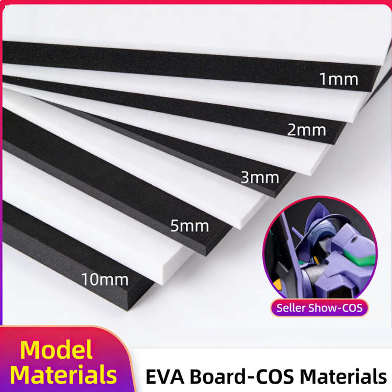 Cosplay Props Eva Foam - 38도 블랙 EVA 폼보드 소재, 코스프레