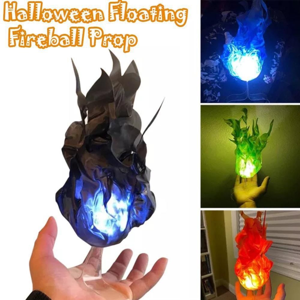 Cosplay Fireball Prop - 인공 가짜 불 플로팅 소품, 할로윈