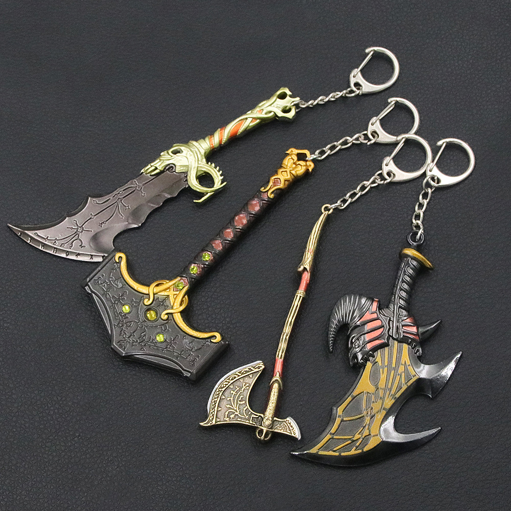 게임 전쟁의 신: 아테나 무기 모델의 라그나로크 키 체 - Keyblade Cosplay Prop 리뷰 및 가격
