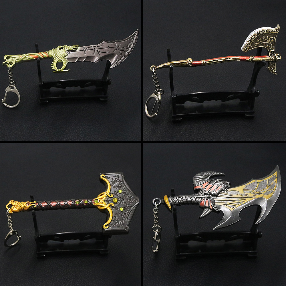 게임 전쟁의 신: 아테나 무기 모델의 라그나로크 키 체 - Keyblade Cosplay Prop 리뷰 및 가격