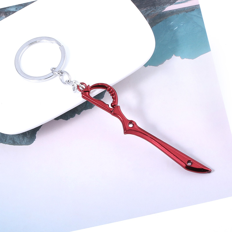 애니메이션/킬라킬 마토이 류코 블레이드 키체인 레드 무 - Keyblade Cosplay Prop 리뷰 및 가격
