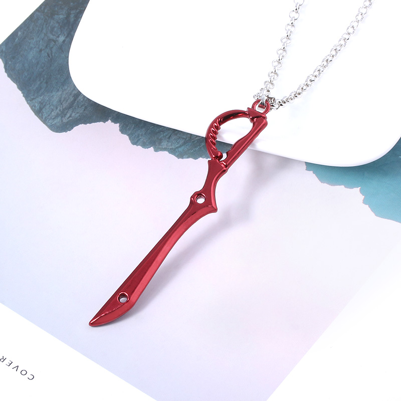 애니메이션/킬라킬 마토이 류코 블레이드 키체인 레드 무 - Keyblade Cosplay Prop 리뷰 및 가격