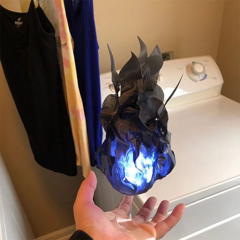 새로운 할로윈 플로팅 파이어볼 소품 재미있는 발광 플로 - Cosplay Fireball Prop 리뷰 및 가격