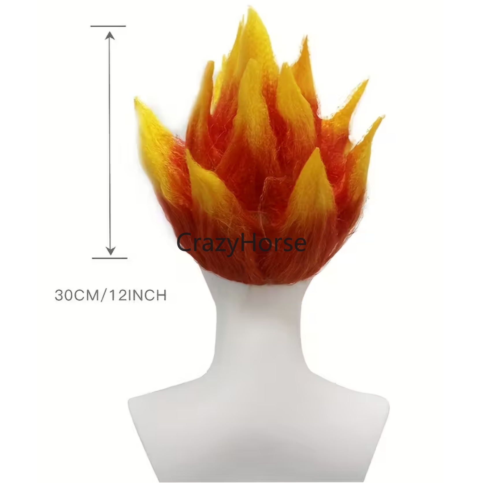 할로윈 성인 남성 Z 코스프레 사이야인 가발 손오공 애 - Cosplay Flame Prop 리뷰 및 가격