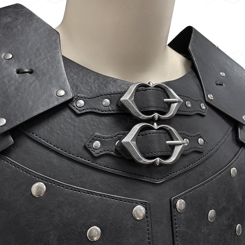 중세 스타일 스터드 장식 어깨 가슴 갑옷 바이킹 하네스 - Cosplay Props 리뷰 및 가격