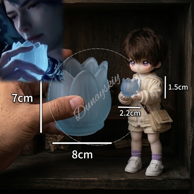 캘리브 우주 3D 프린팅 방수 블루 튤립 꽃봉오리 데스 - Cosplay Prop Blueprints 리뷰 및 가격