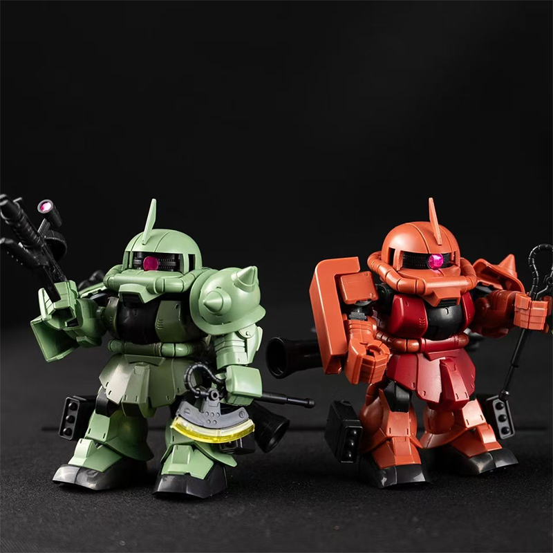 맹산 모델 SDCS 대량 생산형 그린 레드 자쿠2 액션 - Bandai Gundam Hg 리뷰 및 가격