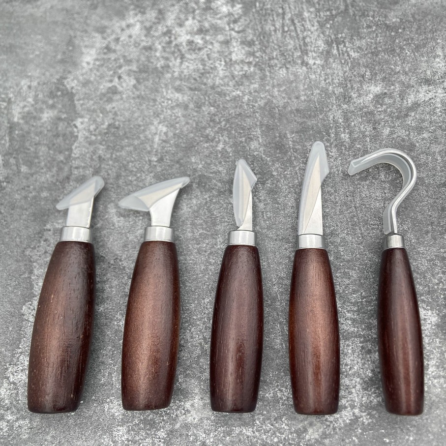 5종 목공 조각 도구 세트, 오크 손잡이 곡선형 칼,  - Craft Knife Set 리뷰 및 가격